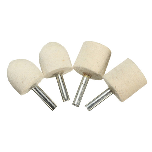 4pcs Wool Polishing Buffing Wheel For Final Polishing Process Working Tool