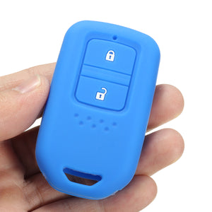 Silicone 2 Button Smart Keyless Remote Key Case Fob Cover Holder For Honda CRV FIT XRV CRIDER VEZEL JADE