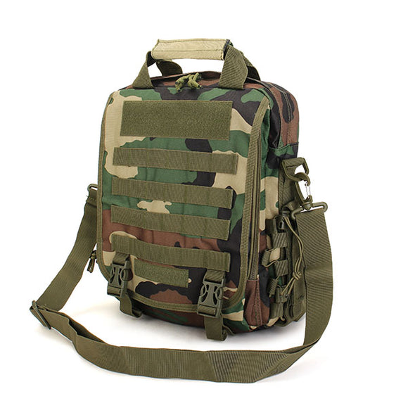 Men Canvas Leisure Backpack Outdoor Travel Hiking Fishing Multifunction Tactical Crossbody Bag