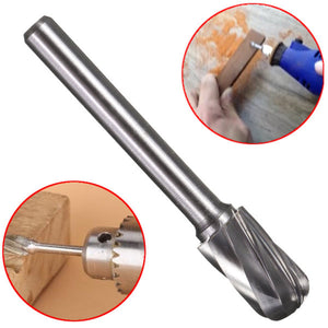 6mm Shank Tungsten Steel Rotary Burr 10mm Head Drill Bit