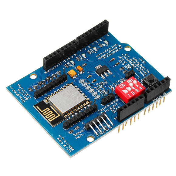 Wemos UNO R3 ESP8266 Serial Board WiFi Expansion Board ESP12E Development Board Extended GPIO