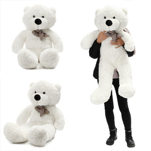 140cm/55 Inch Semi-Finished Giant Big Unstuffed Teddy Bear Skin Shell Skins Kid Baby Plush Toys"