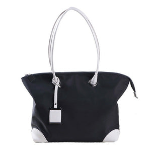 Women Nylon Color Block  Multifunction Casual  Handbag  Tote Shoulder Bag