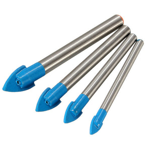 6/8/10/12mm Triangle Tip Glass Drill Bit 6-12mm Tile Cermic Drill Bit