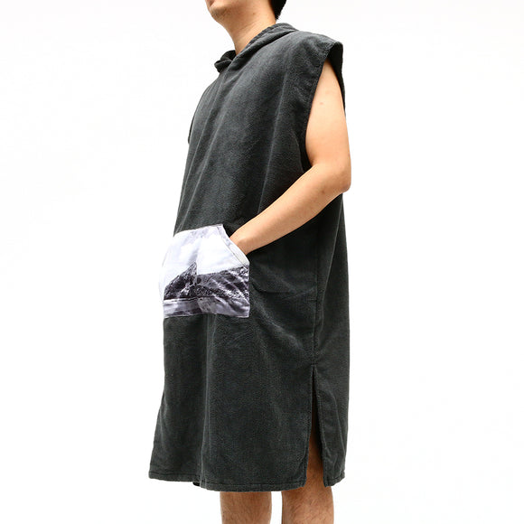 KCASA BT-909 Microfiber Cloak Costume Hooded Toweling Bathrobe Towel Lazy Bathrobe Cloak