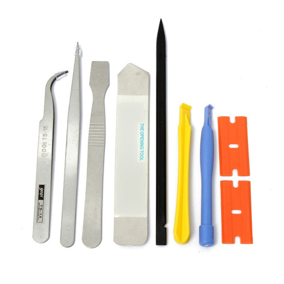 9 in 1 Repairing Opening Pry Tools For Cell Phone Laptop Repair Kit