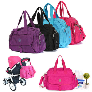 LANDUO Large Baby Changing Bag Infant Mummy Diaper Nappy Shoulder Handbag 5 in 1