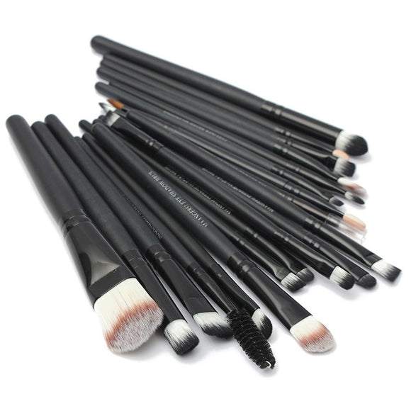 20Pcs Professional Black Makeup Cosmetic Brushes Set Kit