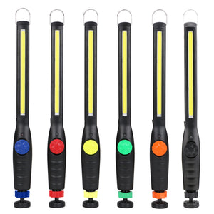 XANES LF07 0-100% Stepless Dimming USB Rechargeable COB Work Light Mini Flashlight Magnetic Picker