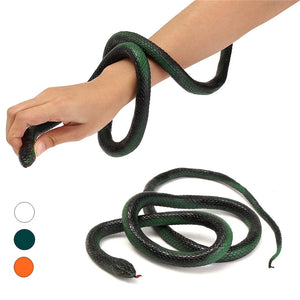 120cm Soft Rubber Snake Toy Frank Party Bag Fillers Halloween Joke Trick Prop