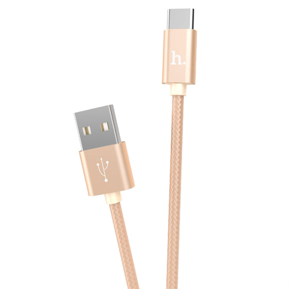 Original HOCO USB to Type-C 2.1A 1m Nylon Braided Wire Charging Data Cable For Nexus Huawei Xiaomi