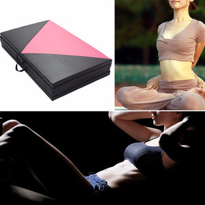 Exercise Yoga Foldable Portable Space saving Mat For Fitness Studio And Home Use