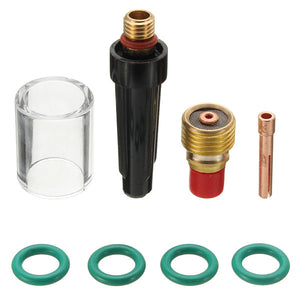 8pcs Torch Gas Lens Glass Cup Kit For TIG WP-9/20/25 Series 1/16 Inch