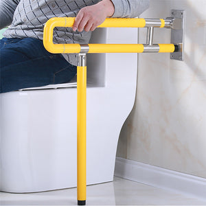 Toilet Bathroom Grab Bar Elderly Disability Safety Handrail With Holder Yellow