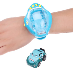 Power Induction Watch Remote Control Mini Car Watch Belt Car Model Children Toys Car