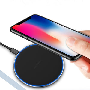 FONKEN S180 Universal Qi Wireless Charger 5W 7.5W 10W Fast Charge Ultra Thin Wireless charging Pad for Mobile Phone