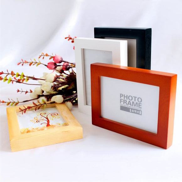 6 Inch Hanging Picture Frames Wood Photo Frame Photo Wall Home Wall Decor Pendant Type Frame