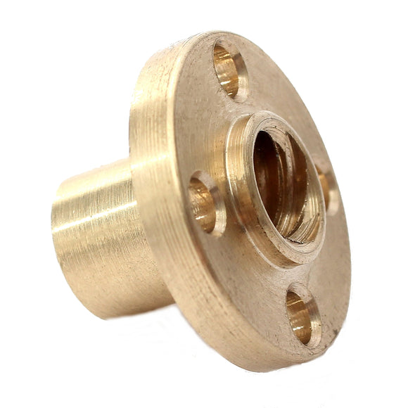 Brass Flange Nut For 3D Printer Z Axis 8mm Stainless Steel