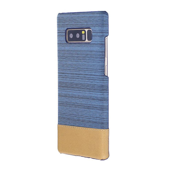 Canvas PU Leather Protective Case For Samsung Galaxy Note 8