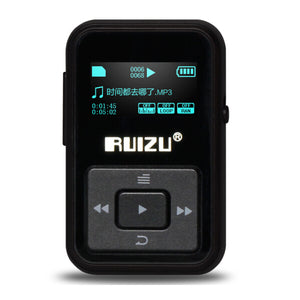 Ruizu X12 8G Sports Clip HiFi Lossless MP3 Music Player 1.1 Inch Screen FM Radio Voice Record