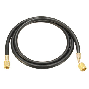 150CM 1/4 SAE R410a Max.800PSI Burst 4000PSI Pressure Refrigeration Charging Hose"