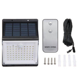 88 LED Solar Power Wall Light PIR Motion Sensor Garden Security Outdoor Yard Lamp