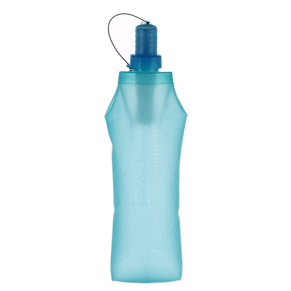 IPRee 500ML Soft TPU Folding Water Bag Bottle Filter BPA Free Outdoor Sports Travel Kettle