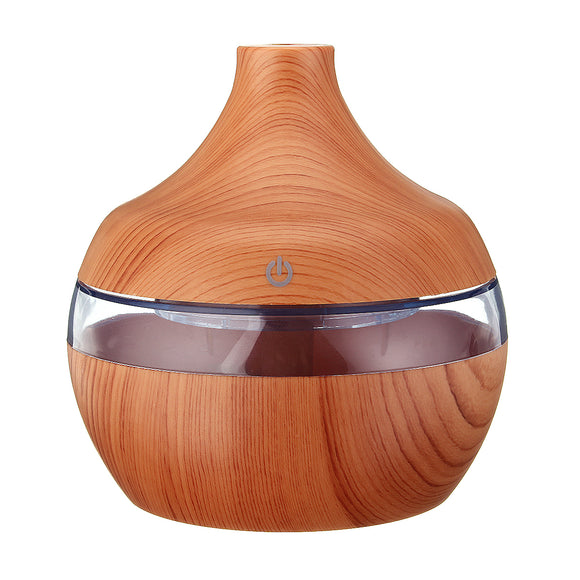 Intelligent Induction LED USB Wood Grain Ultrasonic Air Humidifier Aromatherapy