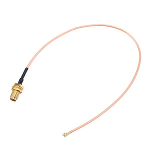 5Pcs 50CM Extension Cord U.FL IPX to RP-SMA Female Connector Antenna RF Pigtail Cable Wire Jumper for PCI WiFi Card RP-SMA Jack to IPX RG178