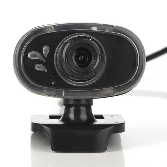 A881 USB 360 Rotation Blue Light 12 Million Pixels with Mic Webcam Camera for PC Laptop