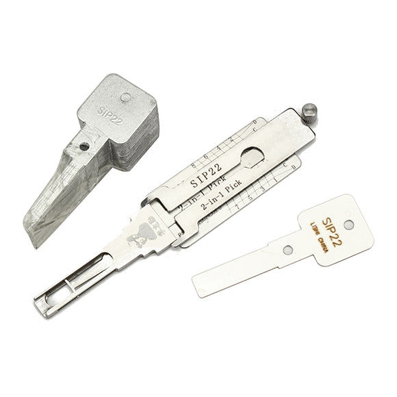 SIP22 2 in 1 Car Door Lock Pick Decoder Unlock Tool Locksmith Tools