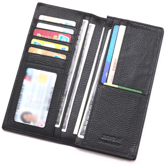 Men Pu Leather 8 Card Slots Wallet Credit Card Wallet