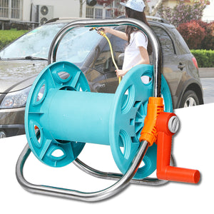 Portable Outdoor Garden Water Pipe Hose Reel Cart Storage Holder Hose Reel Caddy Organizer