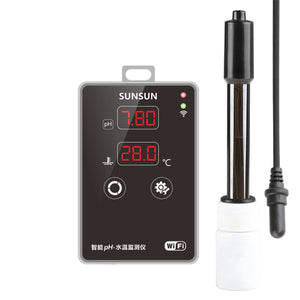 Aquarium Digital LCD PH Meter Temperature Tester  Pool Fish Tank Water Temperature Detector Thermome