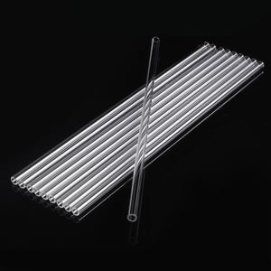 10Pcs 300mm OD 7mm 1.5mm Thick Wall Borosilicate Glass Blowing Tube Lab Tubing