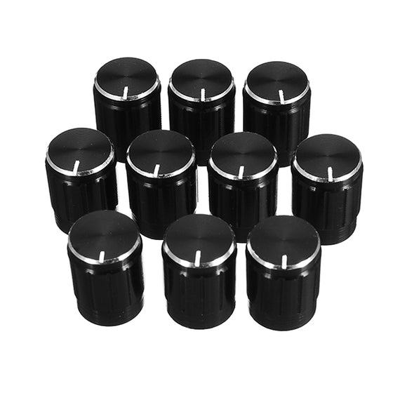 10pcs 13x17mm Aluminum Alloy Potentiometer Knob Cap Volume Control Knob Hat Rotation Switch