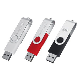 10PCS USB 2.0 Flash Drive 512MB 360 Rotation Design Memory Stick