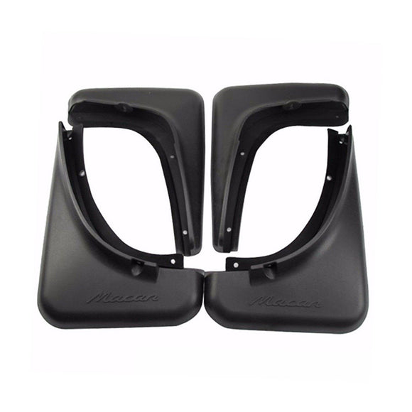 4Pcs Front Rear Car Splash Flaps Mudguards For Porsche Macan 2014-2018