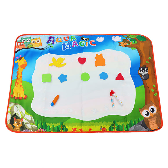 17pcs Magic Pens Water Drawing Painting Doodle Mat Pad Board Educational Toys