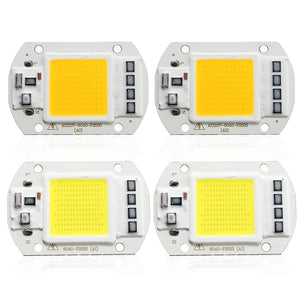 1X 5X 10X 50W 4200LM Warm/White DIY COB LED Chip Bulb Bead 60x40mm For Flood Light AC110/220V