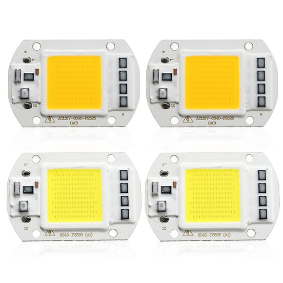 1X 5X 10X 50W 4200LM Warm/White DIY COB LED Chip Bulb Bead 60x40mm For Flood Light AC110/220V