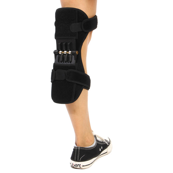 Power Lift Joint Support Knee Pad Powerful Rebound Spring Force Adjustable Bi-Directional Straps for Joint Pain Relief