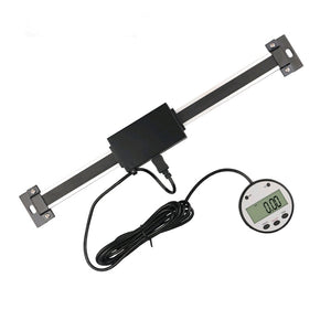 Machifit 100mm to 600mm Linear Scale Digital Display Ruler Horizontal Vertical Dual-purpose Machine Tools