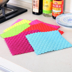 2Pcs/1Set Kitchen Cleaning Cloths