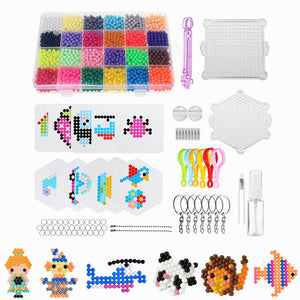 Water Spray Magic Beads DIY Kit 24 Colors 3000pcs Ball Puzzle Game Fun Developmental Toy Gift