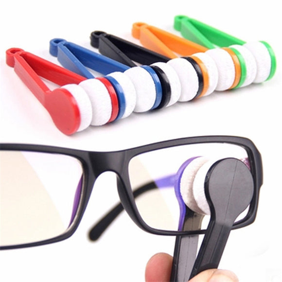 Microfiber Mini Sun Glasses Eyeglass Clean Brush Cleaner Cleaning Spectacles Tool