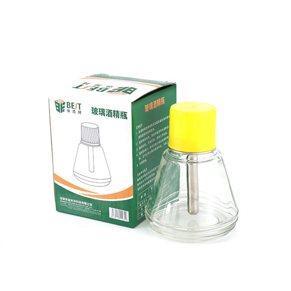 BEST 150ml Press Type Glass Alcohol Bottle Industrial Acetone Bottles Corrosion-resistant