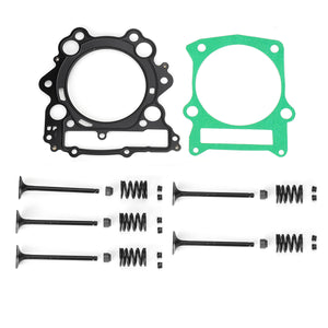 Air Cylinder Gasket Intake Exhaust Valve Spring Kit For Yamaha Raotor 660R YFM660R 4X4 2001-2005