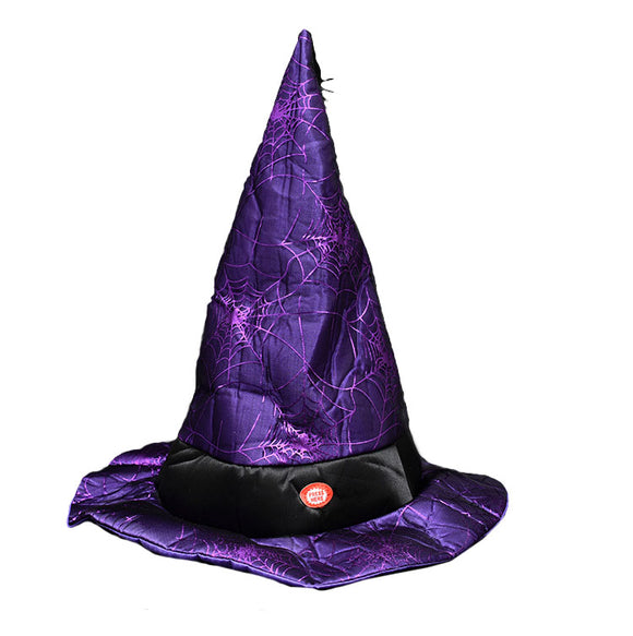 Electric Speak and Move Witch Hat Halloween Decoration Props Fancy Dress Easter Show Hat