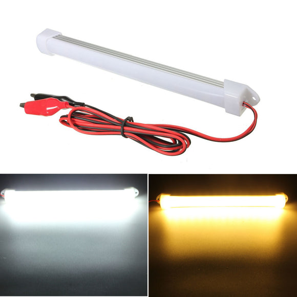 15LED 12V SMD 5630 LED Strip Light Tube Hard Yellow White Milky White Cover